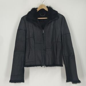 Guess Vintage Rabbit Fur Jacket